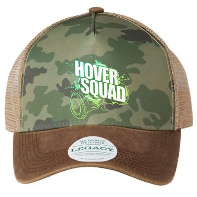 Hover Squad Cool Green Gyro Hoverboard Lover Legacy Tie Dye Trucker Hat