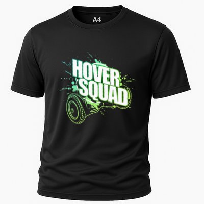 Hover Squad Cool Green Gyro Hoverboard Lover Performance Shirt