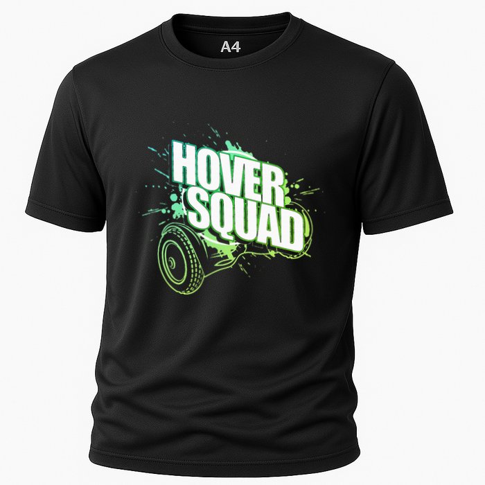 Hover Squad Cool Green Gyro Hoverboard Lover Performance Shirt