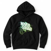 Hover Squad Cool Green Gyro Hoverboard Lover Hoodie