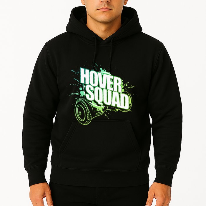 Hover Squad Cool Green Gyro Hoverboard Lover Hoodie