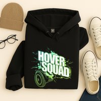 Hover Squad Cool Green Gyro Hoverboard Lover Hoodie