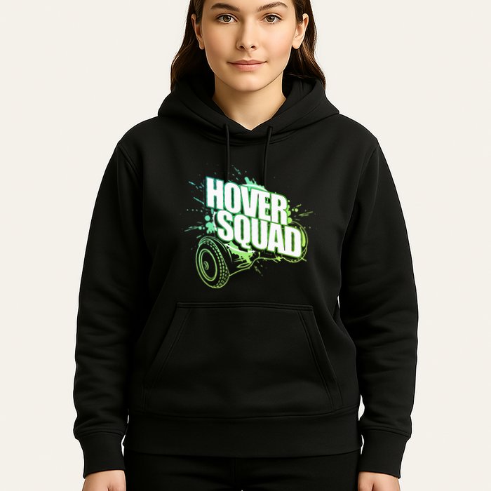 Hover Squad Cool Green Gyro Hoverboard Lover Hoodie