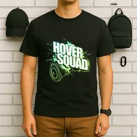 Hover Squad Cool Green Gyro Hoverboard Lover T-Shirt