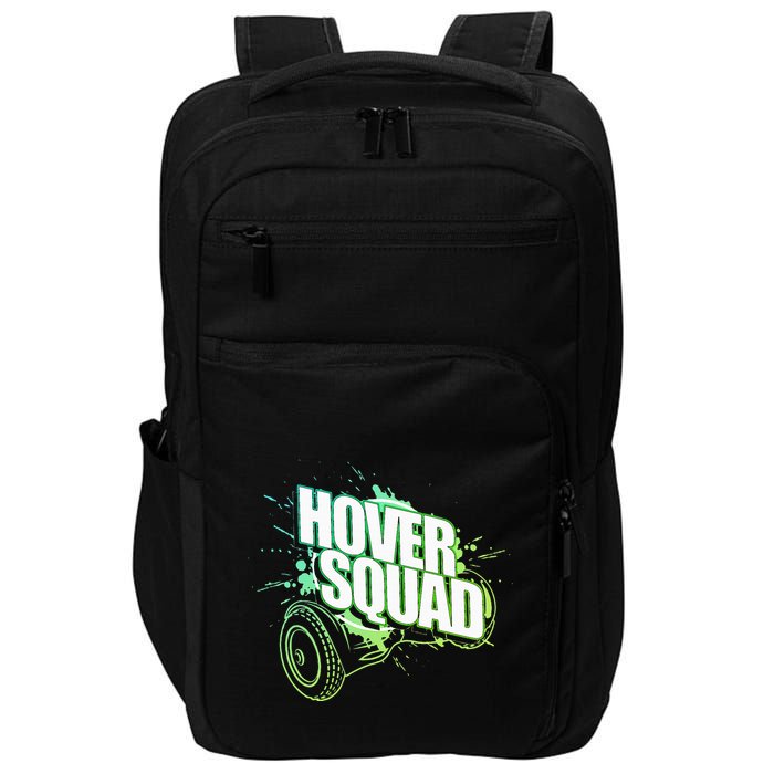 Hover Squad Cool Green Gyro Hoverboard Lover Impact Tech Backpack