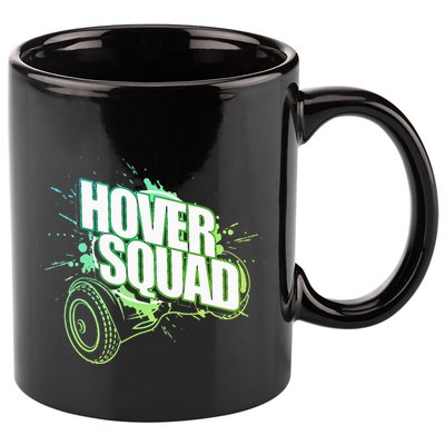 Hover Squad Cool Green Gyro Hoverboard Lover 11oz C Handle Ceramic Mug