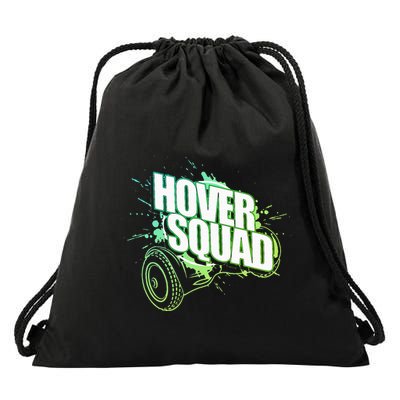 Hover Squad Cool Green Gyro Hoverboard Lover Drawstring Bag