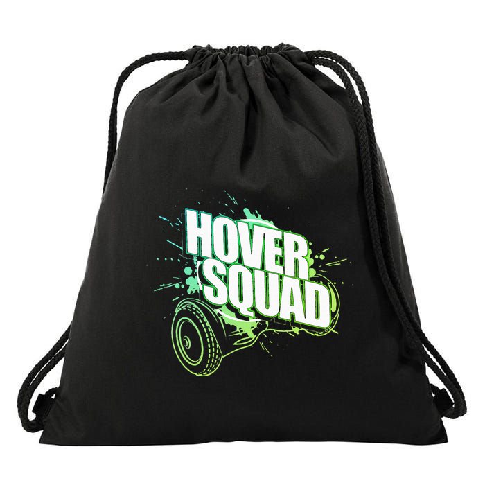 Hover Squad Cool Green Gyro Hoverboard Lover Drawstring Bag