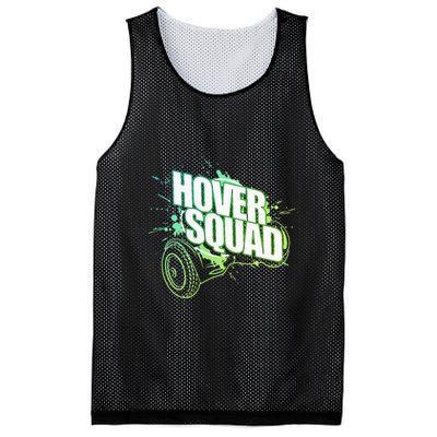 Hover Squad Cool Green Gyro Hoverboard Lover Mesh Reversible Basketball Jersey Tank