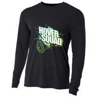 Hover Squad Cool Green Gyro Hoverboard Lover Cooling Performance Long Sleeve Crew