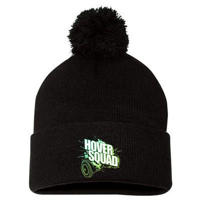 Hover Squad Cool Green Gyro Hoverboard Lover Pom Pom 12in Knit Beanie