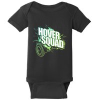 Hover Squad Cool Green Gyro Hoverboard Lover Baby Bodysuit