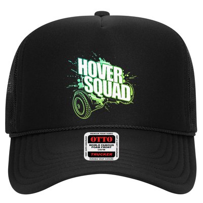 Hover Squad Cool Green Gyro Hoverboard Lover Trucker Hat