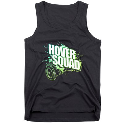 Hover Squad Cool Green Gyro Hoverboard Lover Tank Top