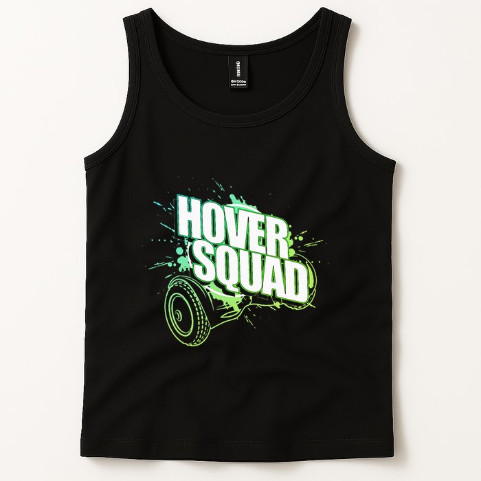 Hover Squad Cool Green Gyro Hoverboard Lover Tank Top