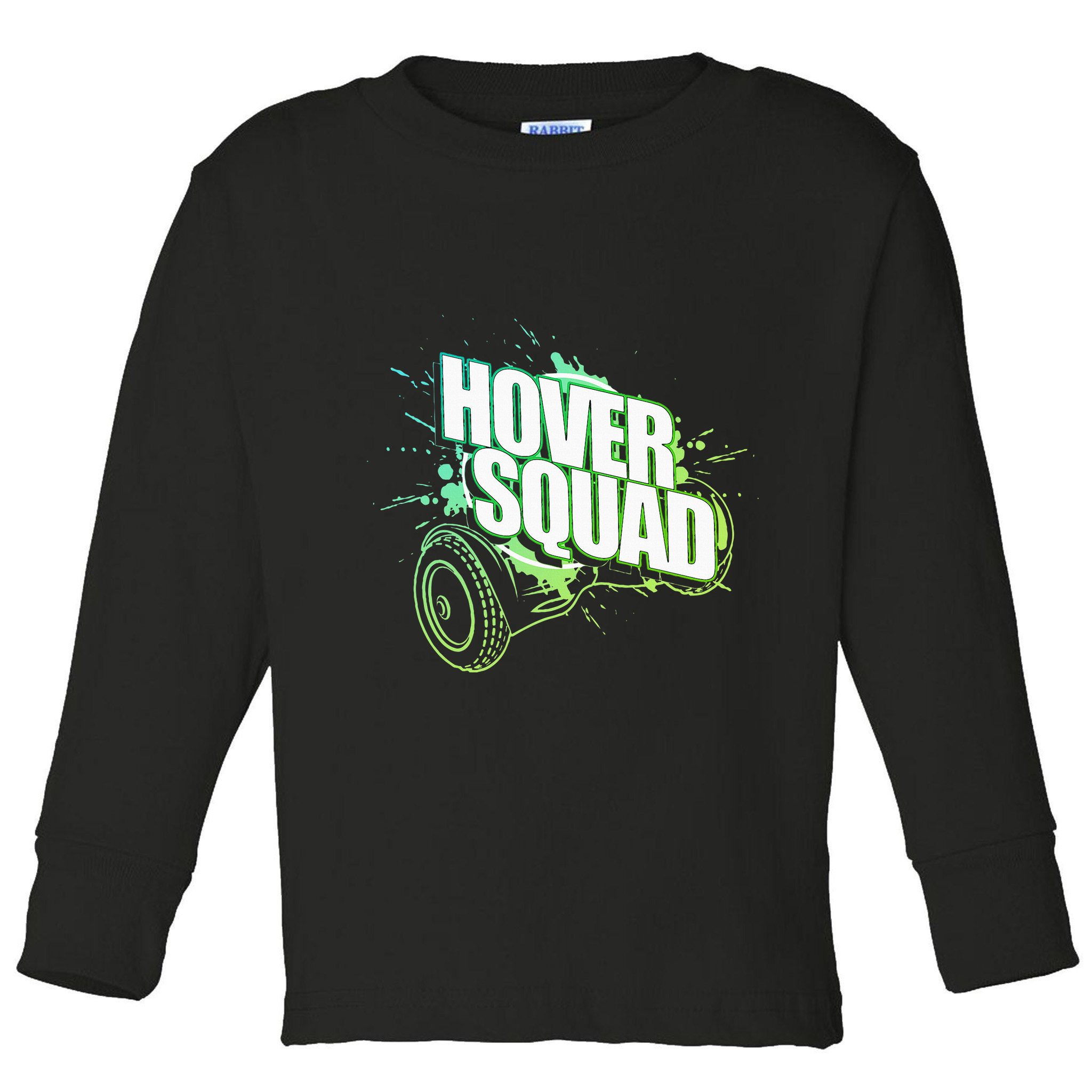 Hover Squad Cool Green Gyro Hoverboard Lover Toddler Long Sleeve Shirt