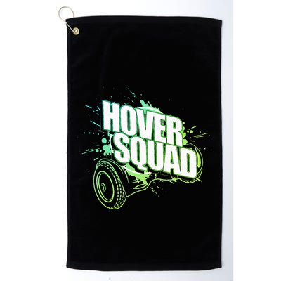Hover Squad Cool Green Gyro Hoverboard Lover Golf Towel