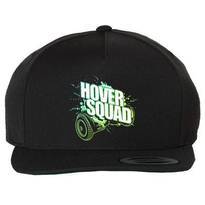 Hover Squad Cool Green Gyro Hoverboard Lover Wool Snapback Cap