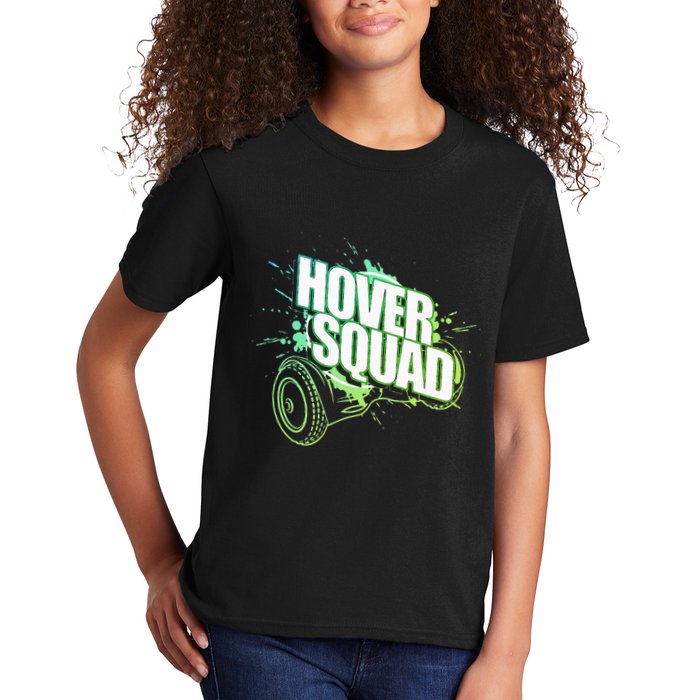 Hover Squad Cool Green Gyro Hoverboard Lover Kids T-Shirt