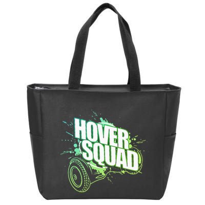 Hover Squad Cool Green Gyro Hoverboard Lover Zip Tote Bag