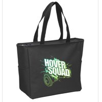 Hover Squad Cool Green Gyro Hoverboard Lover Zip Tote Bag