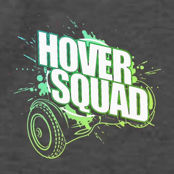 Hover Squad Cool Green Gyro Hoverboard Lover Vector Backpack