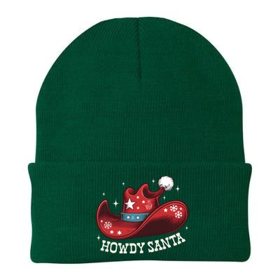 Howdy Santa Cowboy Claus Western Christmas Funny Xmas Pjs Knit Cap Winter Beanie