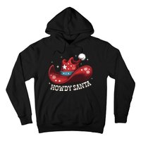 Howdy Santa Cowboy Claus Western Christmas Funny Xmas Pjs Hoodie