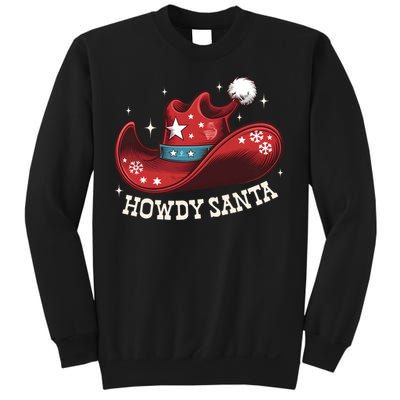 Howdy Santa Cowboy Claus Western Christmas Funny Xmas Pjs Sweatshirt