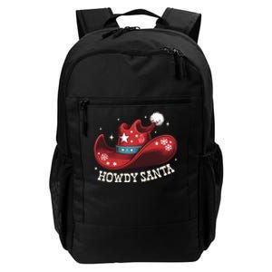 Howdy Santa Cowboy Claus Western Christmas Funny Xmas Pjs Daily Commute Backpack