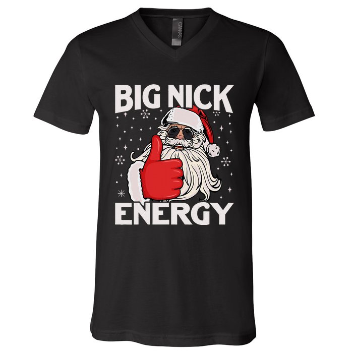 Hilarious Santa Claus Xmas Holiday V-Neck T-Shirt