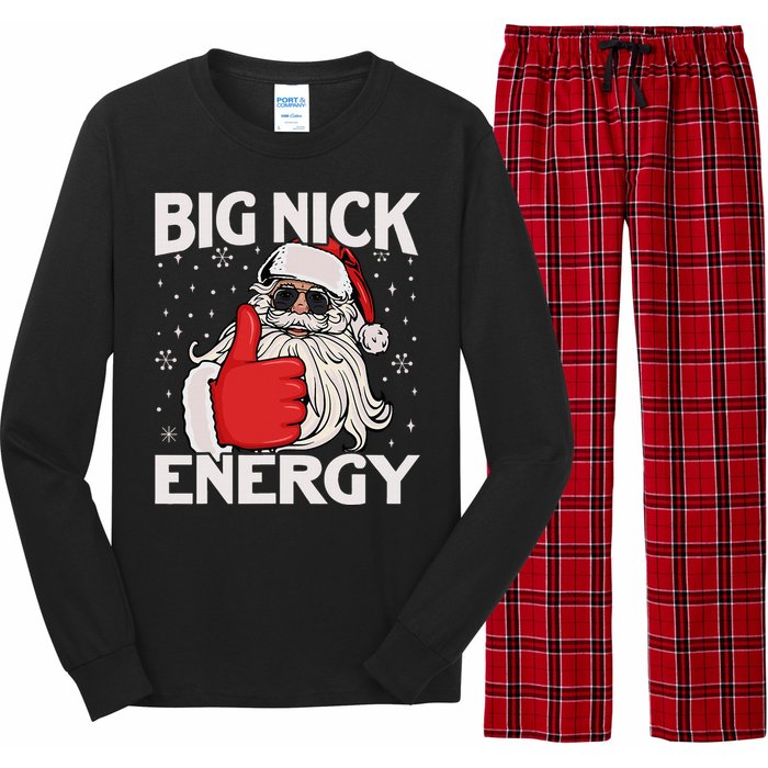 Hilarious Santa Claus Xmas Holiday Long Sleeve Pajama Set