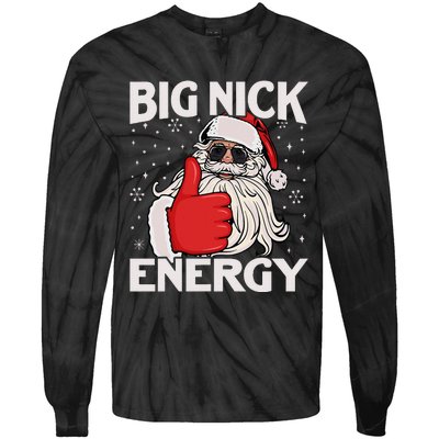 Hilarious Santa Claus Xmas Holiday Tie-Dye Long Sleeve Shirt