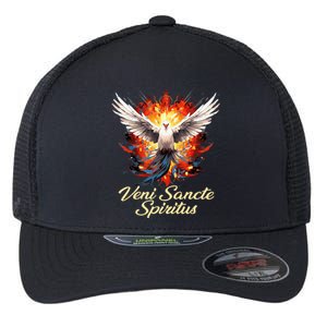 Holy Spirit Confirmation Latin Mass Catholic Flexfit Unipanel Trucker Cap