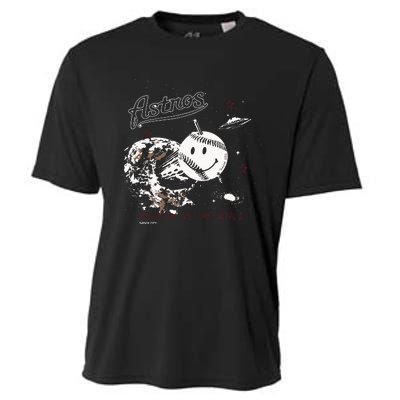 Houston Space City Baseball Cooling Performance Crew T-Shirt