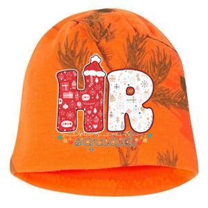 Hr Squad Christmas Costume Funny Hu Resource Gift Kati - Camo Knit Beanie