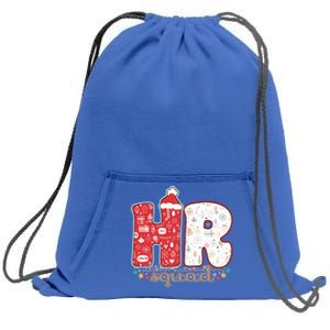 Hr Squad Christmas Costume Funny Hu Resource Gift Sweatshirt Cinch Pack Bag