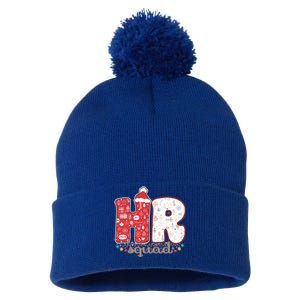 Hr Squad Christmas Costume Funny Hu Resource Gift Pom Pom 12in Knit Beanie