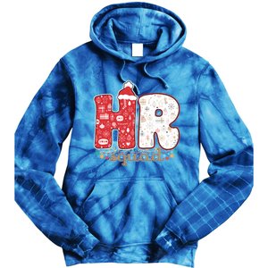 Hr Squad Christmas Costume Funny Hu Resource Gift Tie Dye Hoodie