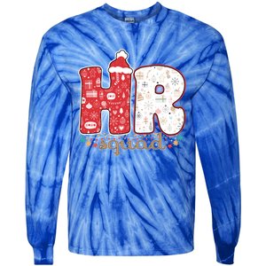 Hr Squad Christmas Costume Funny Hu Resource Gift Tie-Dye Long Sleeve Shirt