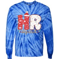 Hr Squad Christmas Costume Funny Hu Resource Gift Tie-Dye Long Sleeve Shirt