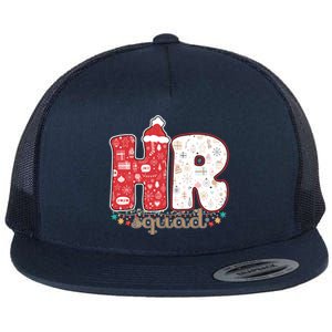 Hr Squad Christmas Costume Funny Hu Resource Gift Flat Bill Trucker Hat