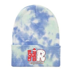 Hr Squad Christmas Costume Funny Hu Resource Gift Tie Dye 12in Knit Beanie