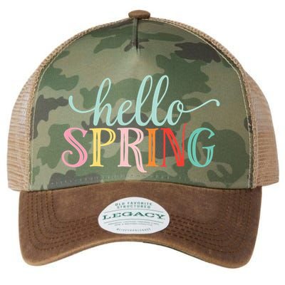 Hello Spring Colorful Legacy Tie Dye Trucker Hat