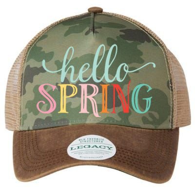 Hello Spring Colorful Legacy Tie Dye Trucker Hat