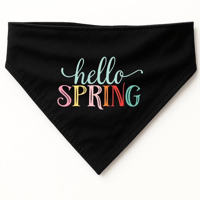 Hello Spring Colorful USA-Made Doggie Bandana