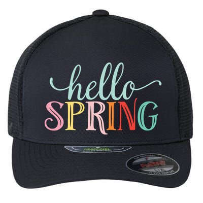 Hello Spring Colorful Flexfit Unipanel Trucker Cap