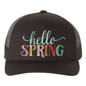 Hello Spring Colorful Yupoong Adult 5-Panel Trucker Hat