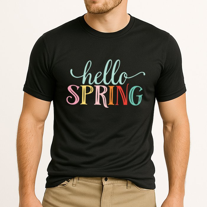 Hello Spring Colorful Performance Shirt