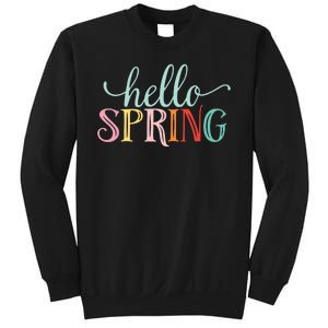 Hello Spring Colorful Sweatshirt